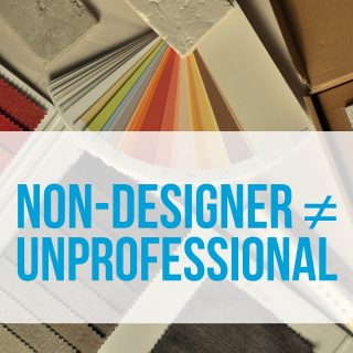 Non-designers ≠ unprofessional